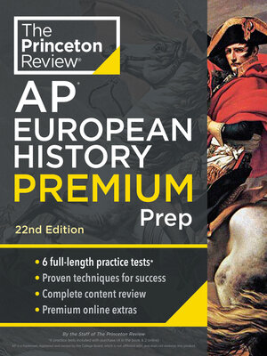 cover image of Princeton Review AP European History Premium Prep, 2